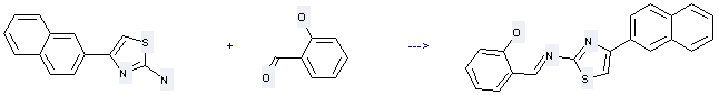 2-Thiazolamine,4-(2-naphthalenyl)- can be used to produce 2-bromo-1-(4-chloro-phenyl)-propan-1-one 